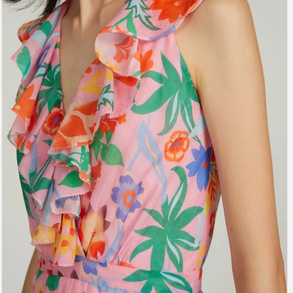 NWT SALONI Cece Paradise Papercut Dress - Picture 2 of 9